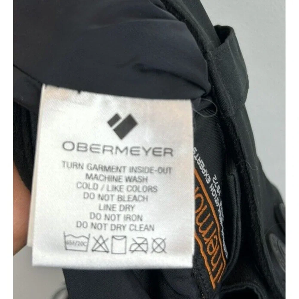 Obermeyer Pants Womens 6 Thermore Insulated Black Ski Snow 15017 Winter Read